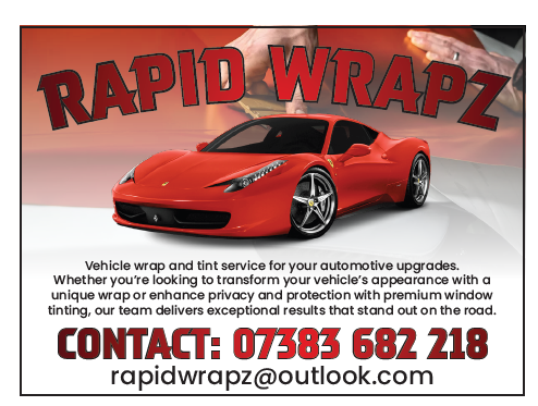Rapid Wrapz advert